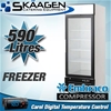 Unused Single Glass Door Display Freezer 590L - BCF01-GL