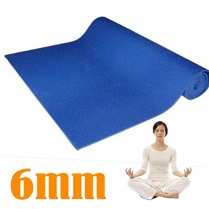 6mm Thick Yoga Mat Blue