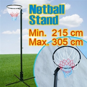 305cm Adjustable Netball Stand with Stan