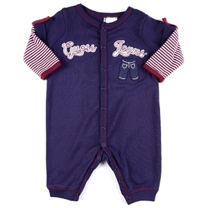 Guess Baby Boys 2 Fer Coverall With Embl