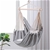 Sherwood Home Indoor and Outdoor Hammock Chair Swing-Grey -Medium 100x150cm