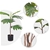 SOGA 60cm Artificial Split-Leaf Philodendron Tropical Indoor Plant