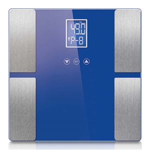 SOGA Blue Digital Body Fat Scale Bathroo
