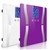 SOGA 2 x Digital Body Fat Bathroom Scales Weight Gym LCD Purple/White
