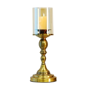 SOGA 42cm Gold Nordic Deluxe Candlestick