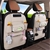 SOGA Car Back Seat Storage Bag White