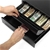 SOGA 4 Bills 8 Coins Spare Cash Tray Black Heavy Duty 1 Year Warranty