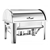 SOGA 2*4.5L Stainless Steel Roll Top Chafing Dish Dual Trays Food Warmer
