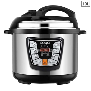 SOGA S/Steel Electric Pressure Cooker 10