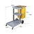 SOGA 2X 3 Tier Multifunction Cleaning Waste Cart Trolley and Waterproof Bag