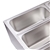 SOGA 2X SS Electric Bain-Marie Food Warmer W/ Pans and Lids 2*4.5L