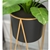 SOGA Gold Wire Metal 50CM Flower Pot Stand w/ Flowerpot Holder Rack Display