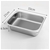 SOGA 6X Gastronorm GN Pan Full Size 1/2 GN Pan 6.5cm Stainless Steel Tray