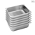 SOGA 6X Gastronorm GN Pan Full Size 1/2 GN Pan 10cm Stainless Steel Tray
