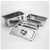 SOGA Gastronorm GN Pan Full Size 1/3 GN Pan 15cm Deep Stainless Steel Tray