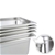 SOGA 2X Gastronorm GN Pan Full Size 1/1 GN Pan 6.5cm Stainless Steel Tray