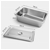 SOGA 2X Gastronorm GN Pan Full Size 1/1 GN Pan 20cm Stainless Steel Tray