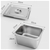 SOGA 6X Gastronorm GN Pan Full Size 1/2 GN Pan 20cm Stainless Steel Tray