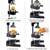 SOGA 2x Commercial Manual Juicer Hand Press Juice Extractor Squeezer Black