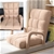 SOGA Foldable Lounge Cushion Adjustable Floor Recliner Chair w/ Armrest