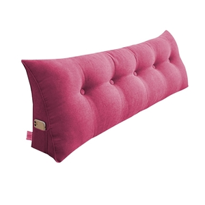 SOGA 150cm Pink Triangular Wedge Bed Pil