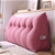 SOGA 2X 150cm Pink Triangular Wedge Bed Pillow Headboard Cushion