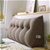 SOGA 4X 180cm Coffee Triangular Wedge Bed Pillow Headboard Cushion