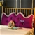 SOGA 2X 180cm Burgundy Princess Bed Pillow Headboard Backrest Cushion