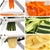 SOGA 2X Commercial Potato French Fry Fruit Vegetable Cutter SS 3 Blades