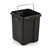 Foot Pedal Stainless Steel Garbage Waste Trash Bin Square 6L Green