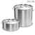 SOGA 14L Wide Stock Pot and 50L Tall Top Grade Thick SS Stockpot 18/10