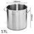 SOGA Stock Pot 17L Top Grade Thick Stainless Steel Stockpot 18/10 W/out Lid