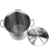 SOGA Stock Pot 33L Top Grade Thick Stainless Steel Stockpot 18/10 W/out Lid