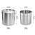 SOGA 50L 18/10 Stainless Steel Stockpot w/ Stock pot Basket Pasta Strainer