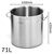 SOGA Stock Pot 71L Top Grade Thick Stainless Steel Stockpot 18/10 W/out Lid
