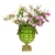 SOGA Flower Vase & 6 Bunch 4 Heads Artificial Magnolia denudata Set