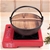 SOGA 2X 29cm Cast Iron Japanese Style Sukiyaki Tetsu Hot Pot w/ Wooden Lid