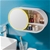 SOGA 39cm Oval Wall-Mounted Mirror Storage Box Vanity Mirror