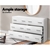 Artiss 6 Chest of Drawers Cabinet Dresser Tallboy Storage Bedroom White
