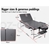 Massage Table 3 Fold 75cm Foldable Portable Aluminium Bed Desk ALFORDSON