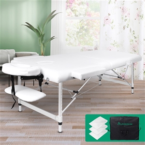 Massage Table 2 Fold 75cm Foldable Porta