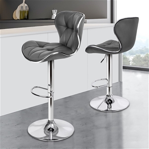 Bar Stools 2x Luna Kitchen Swivel Chair 
