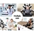 Gaming Chair Lumbar Massage Office Racing Seat PU Leather White ALFORDSON