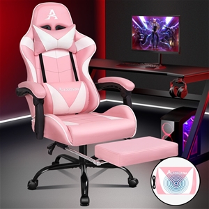 Gaming Chair Lumbar Massage Office Racin