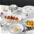 SOGA White Antler Printed Ceramic Dinnerware Set Crockery Set of 20