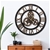 Wall Clock Extra Large Vintage Silent No Ticking Movements 3D - 60cm