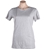 2 x BUFFALO DAVID BITTON Women Metallic Plain T-Shirt, Size M, 100% Cotton,