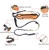 SOGA Orange Adjustable Hands-Free Pet Leash Bag Dog Lead Pet Essentials