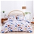 Dreamaker 100% Cotton Sateen Quilt Cover Set Summer Print King Bed