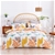 Dreamaker 100% Cotton Sateen Quilt Cover Set Autumn Print Double Bed